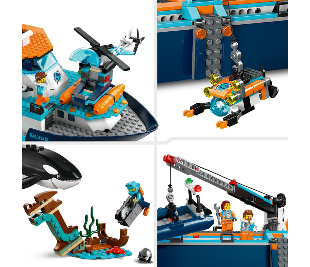 LEGO City 60368 Łódź badacza Arktyki - 1144448 - zdjęcie 4